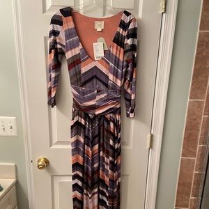 NWT Anthropologie Maeve Maxi Dress, Size Small
